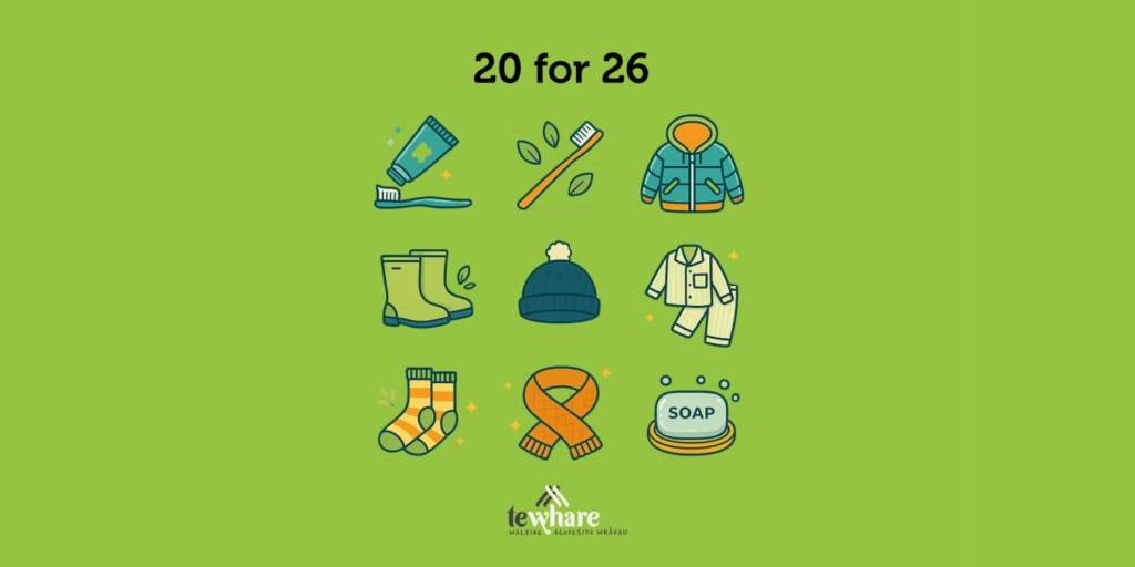 TeWhare 20 for 26 feature